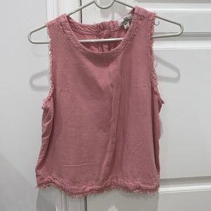 Dusty pink top from Thread & Supply